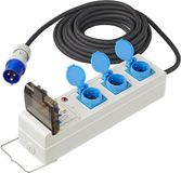 ProPlus Stekkerdoos - 20 meter - 3 stopcontacten - MCCB - ALS - IP44