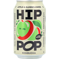 Hip Pop Kombucha Apple & Elderflower - 330ml