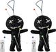 Voodoo-poppen met naalden - Set van 2 - Grappige medicijnen - Cadeau voor collega's en chefs op kantoor
