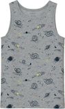 NAME IT Jongens Tanktop 2-Pack Grijs Melange Maat 122/128