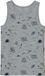 NAME IT Jongens Tanktop 2-Pack Grijs Melange Maat 122/128