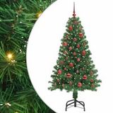 Sapin de Noël artificiel vert 150 cm PVC, acier et plastique
