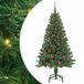 Sapin de Noël artificiel vert 150 cm PVC, acier et plastique