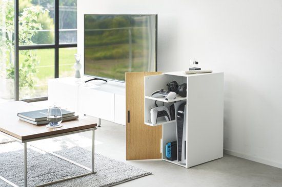 Yamazaki Game Console Kast - Tower - Wit