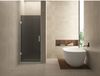 Wiesbaden Less Nisdeur - 800x2000x8mm - Nano - Rookglas - Geborsteld Staal