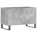 vidaXL Armoire pour disques 74,5x38x48 cm bois de melaminé gris béton
