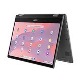 ASUS Chromebook CM1402FM2A#B0CZ42YZYG, Notebook met monitor 14 inch FHD Glossy, 60 Hz, MediaTek Kompanio 520, 4 GB RAM, 128 GB eMMC, ARM Mali-G52 MC2 graphics, chroom, grijs