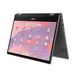 ASUS Chromebook CM1402FM2A#B0CZ42YZYG, Notebook met monitor 14 inch FHD Glossy, 60 Hz, MediaTek Kompanio 520, 4 GB RAM, 128 GB eMMC, ARM Mali-G52 MC2 graphics, chroom, grijs