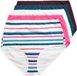 Ulla Popken - Dames - Maxi-slips set van 5 gestreept / effen - Donkerpetrol - Maat 58+