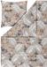 Estella Ronja Dekbedovertrekset Mako Interlock Jersey 160 x 200 cm Khaki Bloemenprint