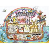Bothy Threads Kruissteekset "Ark Noah", 26x35cm, XCT5, telpatroon