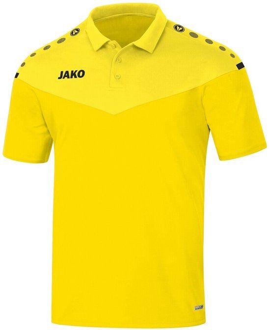 Jako Champ 2.0 Poloshirt Dames - Citroen Geel - Maat 44