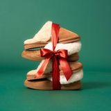 Warmbat Flurry Pantoffels cognac Suede