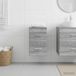 Maison Exclusive Armoire de salle de bain exclusive - Gris Sonoma, dimensions 30 x 41 x 50 cm, en panneaux de particules