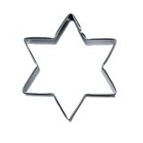 Staedter 6 Point Star Cookie Cutter, Zilver