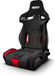 Sparco Sportstoel R333 Zwart/Rood (Verstelbaar)