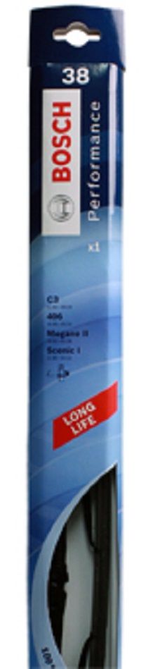 Bosch 1x Ruitenwisser 60cm N° 38 Twin Zwart