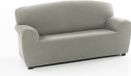 Sofakover Bankbedekking Romeo 220 - 260 cm 4 plaatsen Lichtgrijs