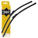 SWF Das Original 2x Ruitenwisserbladen SF357 - Voorzijde - 600 mm / 580 mm | Set van 2 Platte Ruitenwisserbladen, 119357
