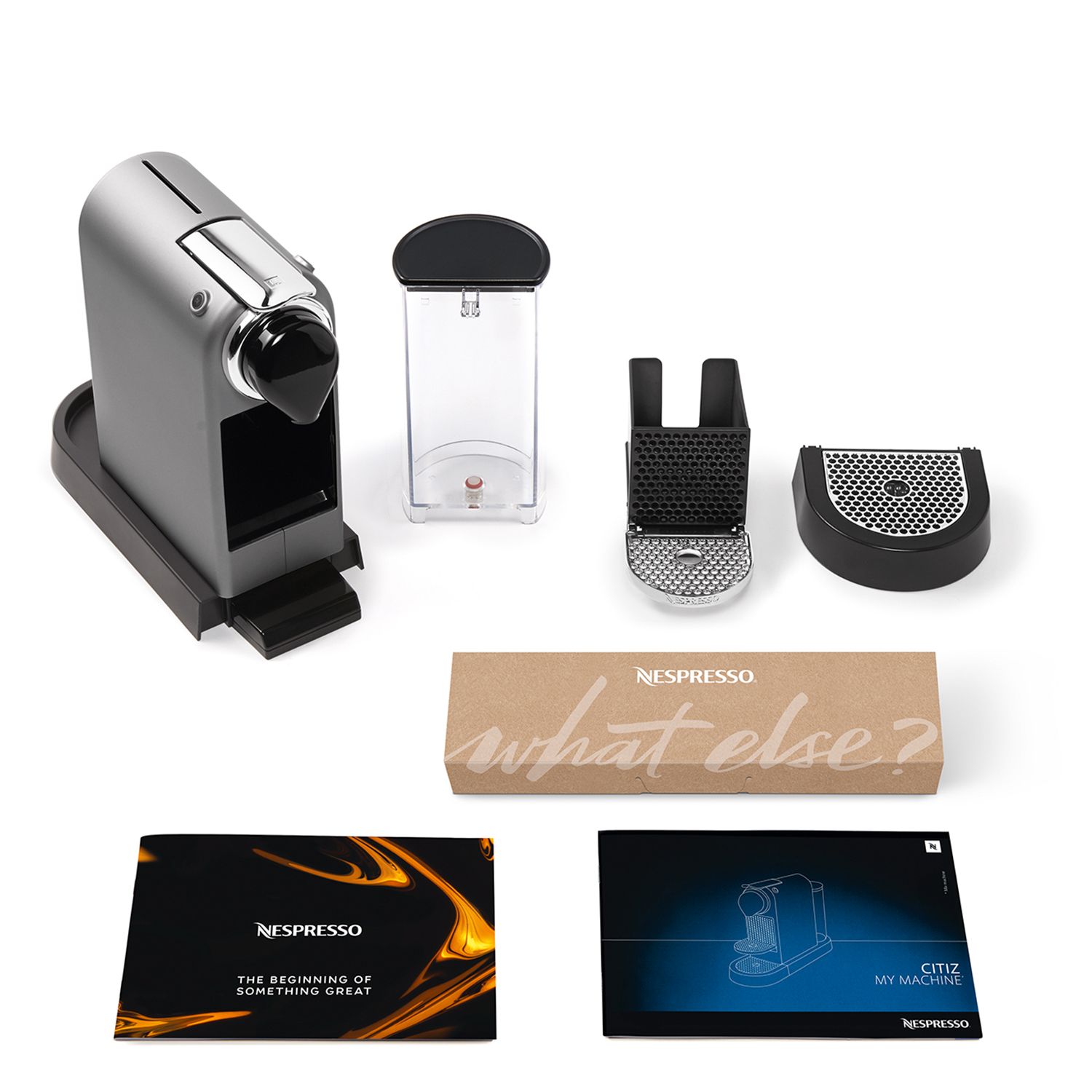 Krups Nespresso Citiz XN741B - Koffiecupmachine - Zilver