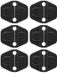 Dailygoody - Housse de serrure de porte - Décoration de serrure de porte de voiture - 6 pièces
