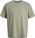 Jack & Jones T-shirt Jormontauk Aop Back Tee Ss Crew Nec 12292148 Seagrass Mannen Maat - S