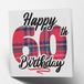 Maturi Gelukkige 60e verjaardag Tartan Card - Blank Inside