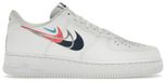 Nike Air Force 1 Low '07 avec quatre logos Swoosh, blanc, bleu marine et rouge - EU 42