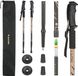 Outtec® Nordic Walking Stokken, Wandelstokken, Trekkingstokken - Verstelbaar 65-135cm - Anti-Shock - Ultralichte Trekkingstokken voor Mannen en Vrouwen - Wandelen, Trekking