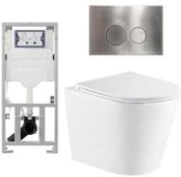 Geberit QeramiQ Dely Toiletset - Mat Wit