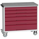 Bott Chariot à outils Verso dessus en linoléum avec tiroirs 1050x550x980mm