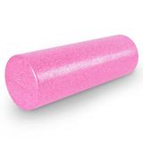Prosource Fit High Density Foam Rollers 45 cm lang, stevige full body atletische massager voor rug stretching, yoga, pilates, post workout triggerpoint release, roze