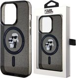 Karl Lagerfeld iPhone 15 Plus Backcase hoesje - Effen Grijs - TPU