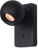 Artdelight Wandlamp Bolero 1 lichts zwart