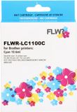 FLWR - Brother LC-1100C cyaan XL cartouche