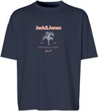 JACK&JONES JORRIVIERA TEE SS CREW NECK FST Heren T-shirt - Katoen - S - Sky Captain