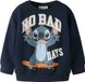 NAME IT - NMMALONSO STITCH NREG SWEAT BRU WDI - Jongens - Sweaters - Maat 110 - Katoen/Elastaan - Navy Blazer