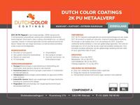 Dutch Color Verfuitverkoop DCC 2K PU Topcoat Mat Transparant 10L