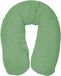 Form Fix XL Coussin de grossesse avec housse vert - Oeko-Tex - Coussin d'allaitement avec taie d'oreiller - Coussin latéral - Coussin corporel - 185 x 75 cm