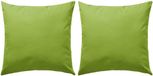vidaXL Coussins d'extérieur 45x45 cm vert pomme 2 pièces