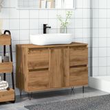 Maison Exclusive - Meuble de salle de bain Artisan-Chêne, 80x33x60 cm, fibre de bois