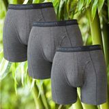 Sassa Maxx Owen Bamboo Heren Boxershorts 3-Pack Maat XL Grijs