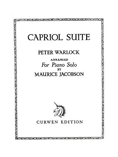 J. Curwen and Sons Peter Warlock - Capriol Suite - piano