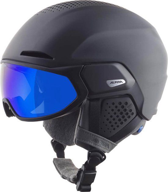 Alpina Alto Q Lite Skihelm Met Vizier - Charc. Rose Matt - Maat: 51 - 55 cm