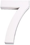 Glorex Hobby Piepschuim cijfer 7 jaar - H25 cm - wit