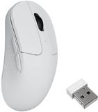 Keychron M3 Mini Muis Gamen Rechtshandig RF Wireless + Bluetooth + USB Type-C Optisch 30000 DPI Wit