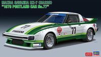 Hasegawa Modelbouwpakket Auto - 20661 Mazda Savanna RX-7 (SA22C) 1979 Portland Car No.77 Plastic - 1:24