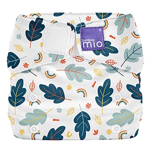Bambino Mio miosolo Classic All-in-One Washable Nappy - Lovely Leaves