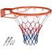Coast Basketbalring Ø45cm Oranje - Net résistant aux intempéries - Pour mur, porte et poteau de basket-ball