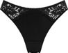 Hunkemöller Dames Lingerie String Andrea - Zwart - maat L